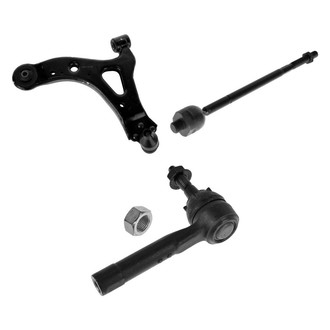 TRQ® - Front Driver Side Lower Control Arm with Ball Joint and Tie Rod End Kit