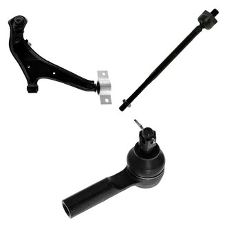 TRQ® - Front Driver Side Lower Control Arm with Ball Joint and Tie Rod End Kit