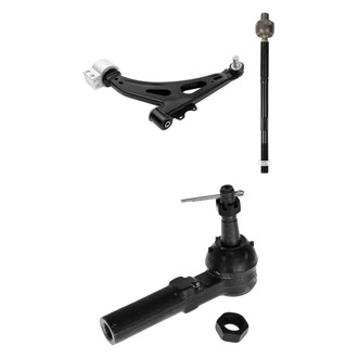 TRQ® - Front Driver Side Lower Control Arm with Ball Joint and Tie Rod End Kit