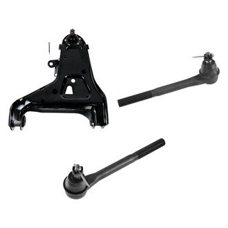 TRQ® - Front Driver Side Lower Control Arm with Ball Joint and Tie Rod End Kit