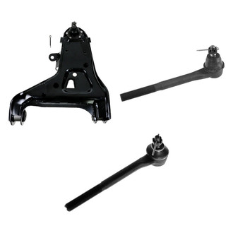 TRQ® - Front Driver Side Lower Control Arm with Ball Joint and Tie Rod End Kit