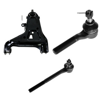 TRQ® - Front Driver Side Lower Control Arm with Ball Joint and Tie Rod End Kit