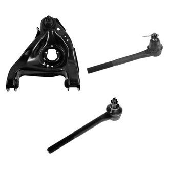 TRQ® - Front Driver Side Lower Control Arm with Ball Joint and Tie Rod End Kit