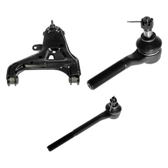TRQ® - Front Driver Side Lower Control Arm with Ball Joint and Tie Rod End Kit