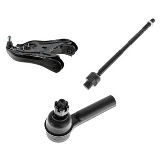TRQ® - Front Driver Side Lower Control Arm with Ball Joint and Tie Rod End Kit