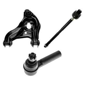 TRQ® - Front Driver Side Lower Control Arm with Ball Joint and Tie Rod End Kit