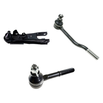 TRQ® - Front Driver Side Lower Control Arm with Ball Joint and Tie Rod End Kit