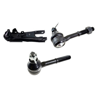 TRQ® - Front Driver Side Lower Control Arm with Ball Joint and Tie Rod End Kit