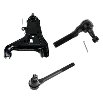 TRQ® - Front Driver Side Lower Control Arm with Ball Joint and Tie Rod End Kit