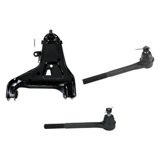 TRQ® - Front Driver Side Lower Control Arm with Ball Joint and Tie Rod End Kit