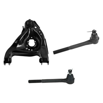 TRQ® - Front Driver Side Lower Control Arm with Ball Joint and Tie Rod End Kit