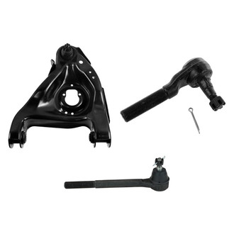 TRQ® - Front Driver Side Lower Control Arm with Ball Joint and Tie Rod End Kit