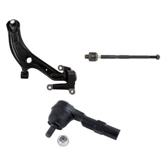 TRQ® - Front Driver Side Lower Control Arm with Ball Joint and Tie Rod End Kit