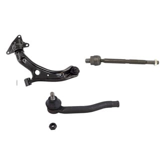 TRQ® - Front Driver Side Lower Control Arm with Ball Joint and Tie Rod End Kit