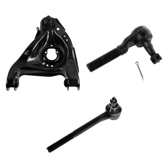 TRQ® - Front Driver Side Lower Control Arm with Ball Joint and Tie Rod End Kit