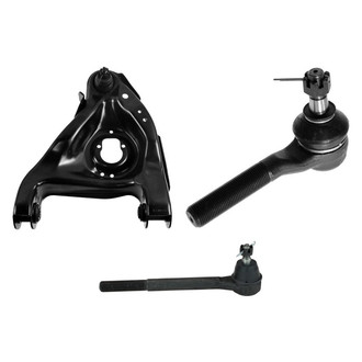 TRQ® - Front Driver Side Lower Control Arm with Ball Joint and Tie Rod End Kit