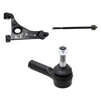 TRQ® - Front Driver Side Lower Control Arm with Ball Joint and Tie Rod End Kit