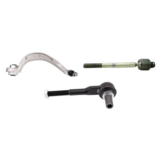 TRQ® - Front Driver Side Lower Control Arm with Ball Joint and Tie Rod End Kit