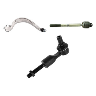 TRQ® - Front Driver Side Lower Control Arm with Ball Joint and Tie Rod End Kit