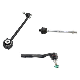 TRQ® - Front Driver Side Lower Control Arm with Ball Joint and Tie Rod End Kit