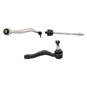 TRQ® - Front Driver Side Lower Control Arm with Ball Joint and Tie Rod End Kit