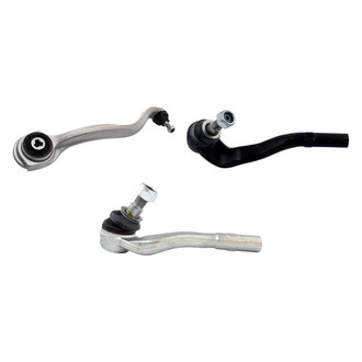 TRQ® - Front Driver Side Lower Control Arm with Ball Joint and Tie Rod End Kit