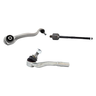 TRQ® - Front Driver Side Lower Control Arm with Ball Joint and Tie Rod End Kit