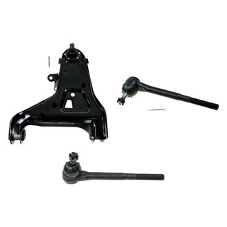 TRQ® - Front Driver Side Lower Control Arm with Ball Joint and Tie Rod End Kit