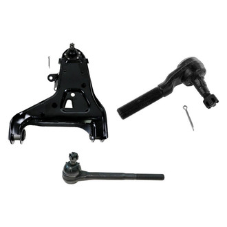 TRQ® - Front Driver Side Lower Control Arm with Ball Joint and Tie Rod End Kit