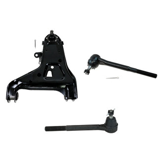 TRQ® - Front Driver Side Lower Control Arm with Ball Joint and Tie Rod End Kit