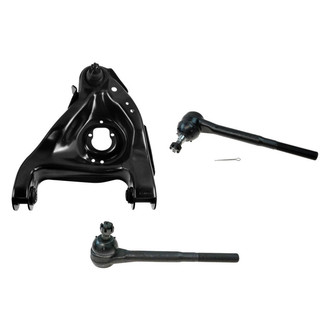 TRQ® - Front Driver Side Lower Control Arm with Ball Joint and Tie Rod End Kit