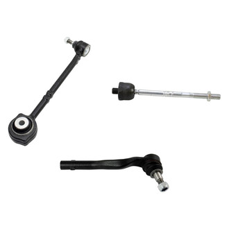 TRQ® - Front Driver Side Lower Control Arm with Ball Joint and Tie Rod End Kit