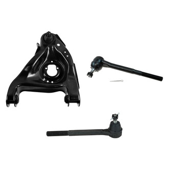 TRQ® - Front Driver Side Lower Control Arm with Ball Joint and Tie Rod End Kit