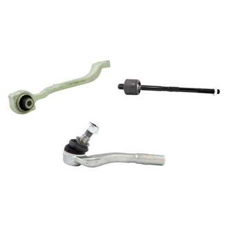 TRQ® - Front Driver Side Lower Control Arm with Ball Joint and Tie Rod End Kit
