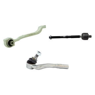 TRQ® - Front Driver Side Lower Control Arm with Ball Joint and Tie Rod End Kit