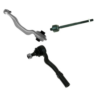 TRQ® - Front Driver Side Lower Control Arm with Ball Joint and Tie Rod End Kit