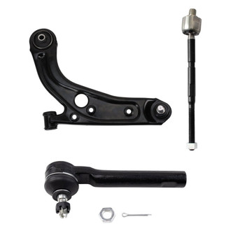 TRQ® - Front Driver Side Lower Control Arm with Ball Joint and Tie Rod End Kit