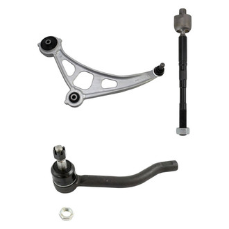 TRQ® - Front Driver Side Lower Control Arm with Ball Joint and Tie Rod End Kit
