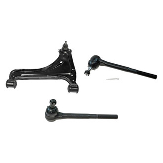 TRQ® - Front Driver Side Lower Control Arm with Ball Joint and Tie Rod End Kit