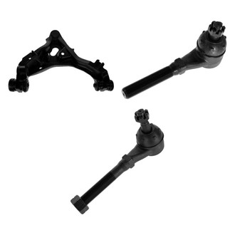 TRQ® - Front Driver Side Lower Control Arm with Ball Joint and Tie Rod End Kit