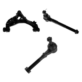 TRQ® - Front Driver Side Lower Control Arm with Ball Joint and Tie Rod End Kit