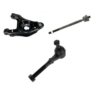 TRQ® - Front Driver Side Lower Control Arm with Ball Joint and Tie Rod End Kit