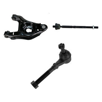 TRQ® - Front Driver Side Lower Control Arm with Ball Joint and Tie Rod End Kit
