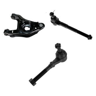 TRQ® - Front Driver Side Lower Control Arm with Ball Joint and Tie Rod End Kit