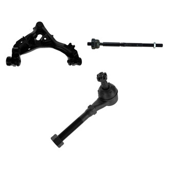 TRQ® - Front Driver Side Lower Control Arm with Ball Joint and Tie Rod End Kit