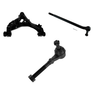 TRQ® - Front Driver Side Lower Control Arm with Ball Joint and Tie Rod End Kit