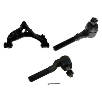 TRQ® - Front Driver Side Lower Control Arm with Ball Joint and Tie Rod End Kit
