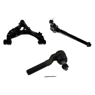 TRQ® - Front Driver Side Lower Control Arm with Ball Joint and Tie Rod End Kit