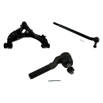 TRQ® - Front Driver Side Lower Control Arm with Ball Joint and Tie Rod End Kit