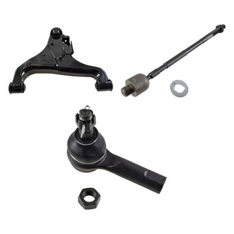 TRQ® - Front Driver Side Lower Control Arm with Ball Joint and Tie Rod End Kit